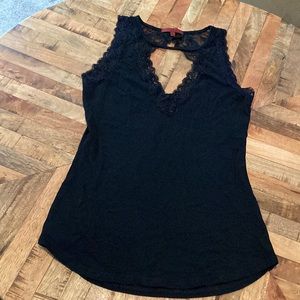 Lace trimmed cami.    Small
